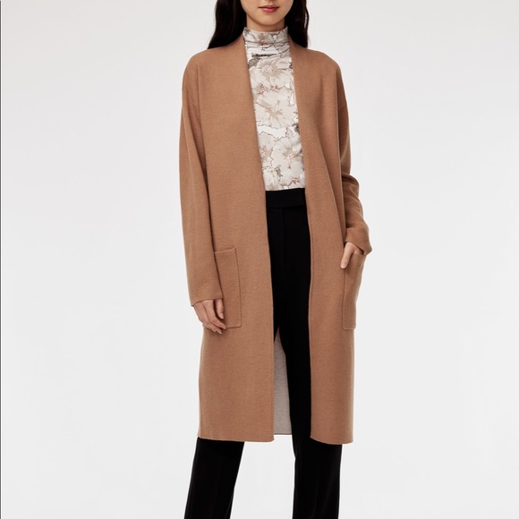 aritzia long cardigan